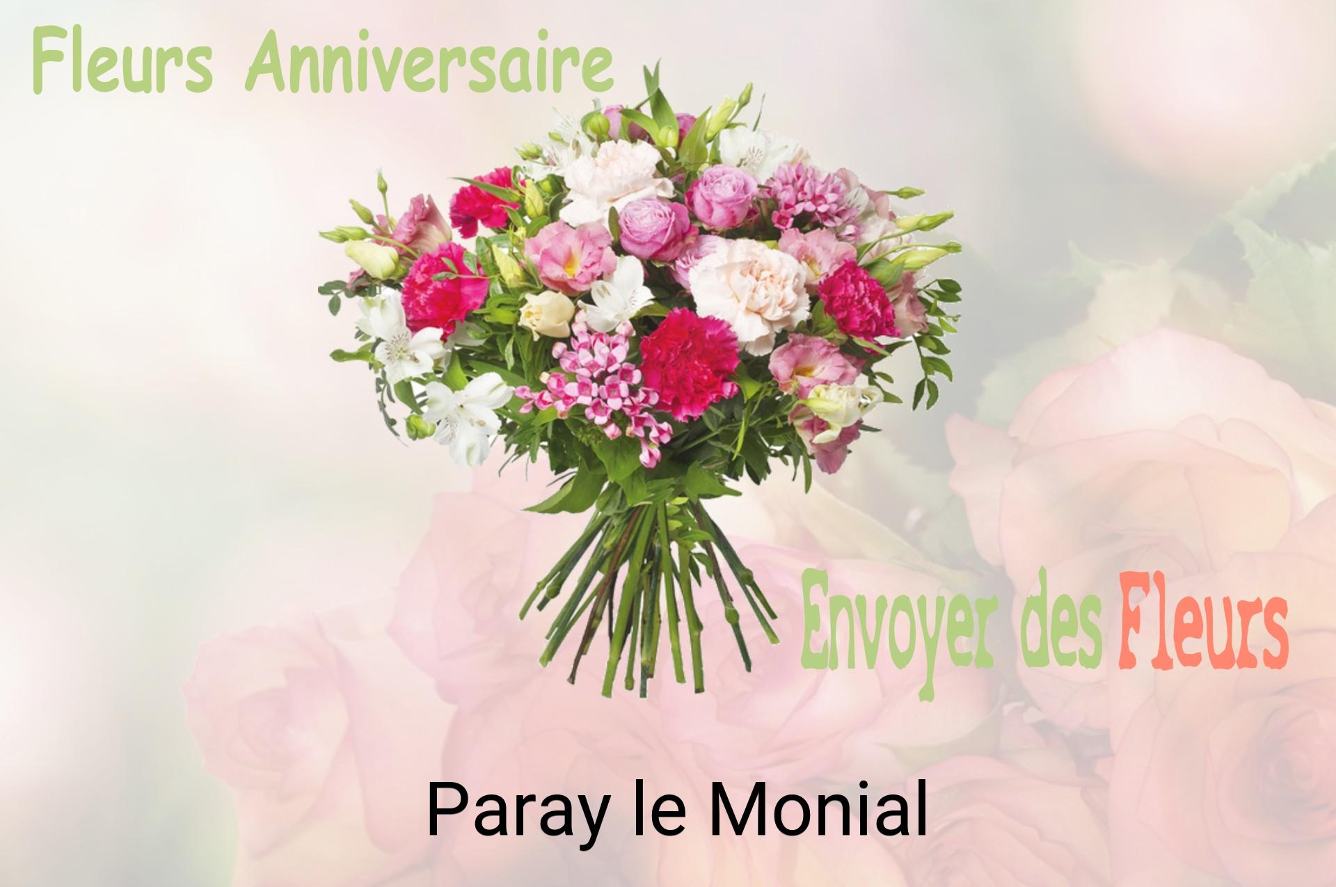 Bouquet de fleurs d’anniversaire livré à Paray-le-Monial
