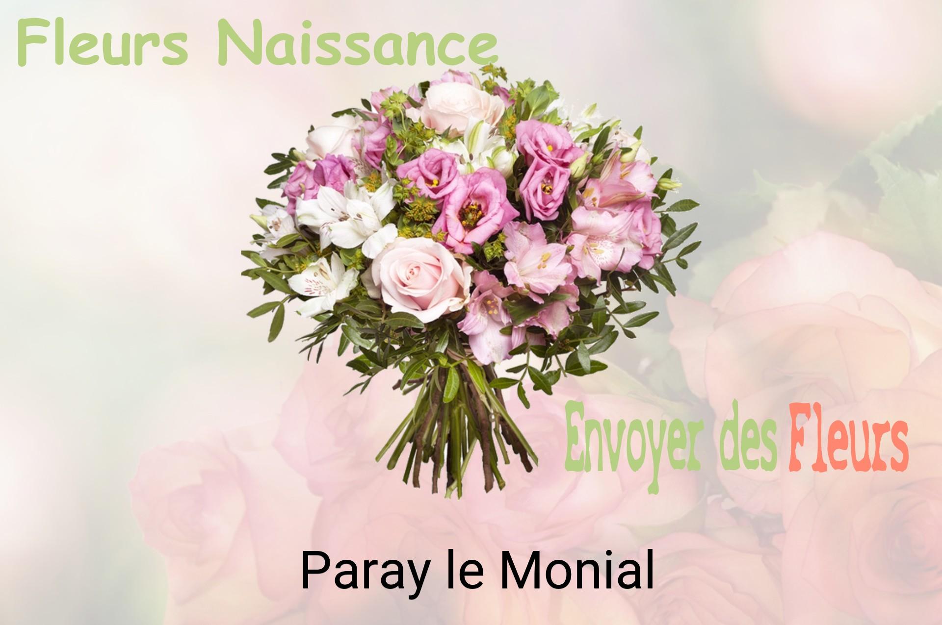 Bouquet de fleurs de naissance livré à Paray-le-Monial